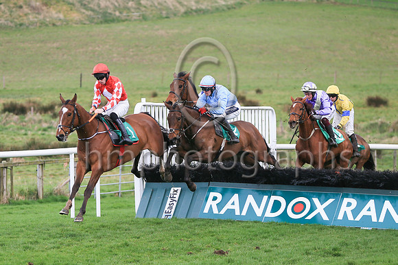 1 Law Ella (2 ,Light blue, grey epaulettes ), Jockey - K M Donoghue ,Trainer - G P Cromwell