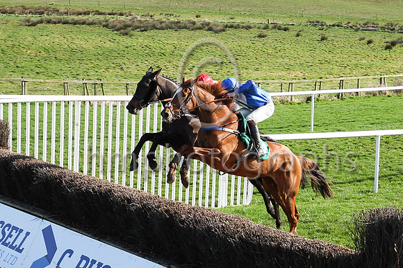 1 Indie Belle (4 ,royal blue and white diabolo ), Jockey - A P Kelly ,Trainer - Robert Widger