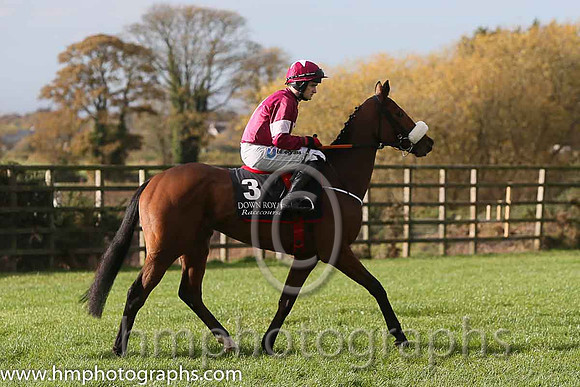 05th F Overtures (GB) ( 3 , maroon, white hoop ) and K.C. Sexton - Trainer : Gordon Elliott - Owner : Gigginstown House Stud