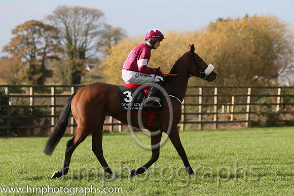 05th F Overtures (GB) ( 3 , maroon, white hoop ) and K.C. Sexton - Trainer : Gordon Elliott - Owner : Gigginstown House Stud