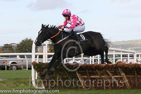 04th Get Out Of Jail ( 9 , pink and white diamonds ) and M.J. Bolger - Trainer : John C. McConnell - Owner : Rockview Racing Club