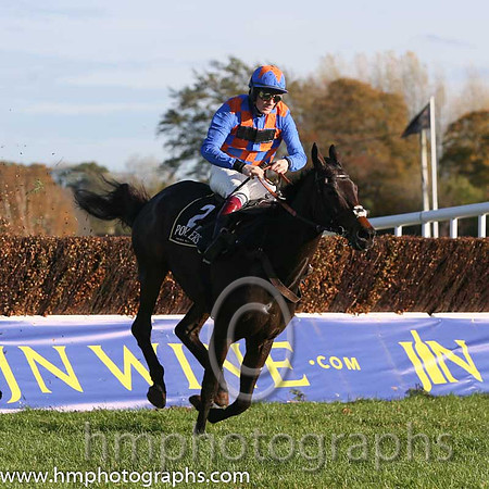 01st Ptit Zig (FR) ( 2 , pink, three mauve spots ) and Sam Twiston- Davies - Trainer : Paul Nicholls (in GB) - Owner : Barry Fulton, Chris Giles  Richard Webb