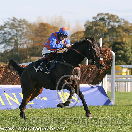 01st Ptit Zig (FR) ( 2 , pink, three mauve spots ) and Sam Twiston- Davies - Trainer : Paul Nicholls (in GB) - Owner : Barry Fulton, Chris Giles  Richard Webb