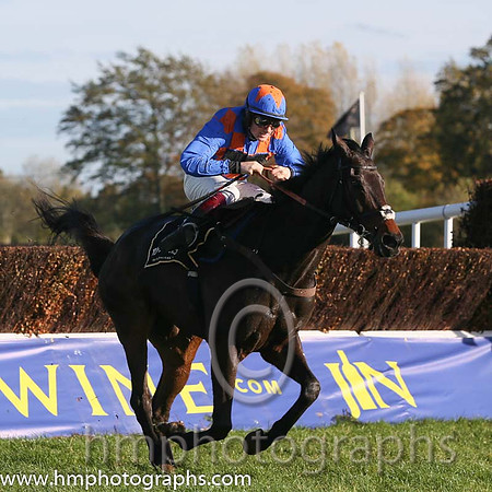 01st Ptit Zig (FR) ( 2 , pink, three mauve spots ) and Sam Twiston- Davies - Trainer : Paul Nicholls (in GB) - Owner : Barry Fulton, Chris Giles  Richard Webb