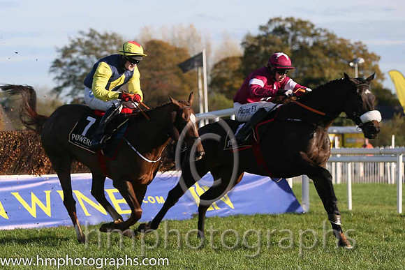02nd Clarcam (FR) ( 1 , maroon, white hoop ) and B.J. Cooper - Trainer : Gordon Elliott - Owner : Gigginstown House Stud