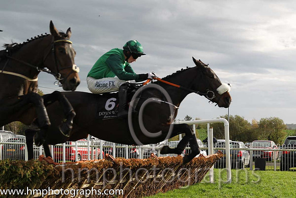 01st Missy Tata (FR) ( 6 , green ) and B.J. Cooper - Trainer : Gordon Elliott - Owner : Simon Munir