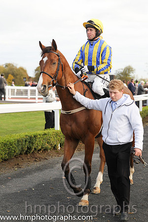 09th Liberty Jack ( 4 , royal blue and yellow stripes ) and J.P. McKeown - Trainer : Sarah Dawson - Owner : Dr. J.F. Dawson