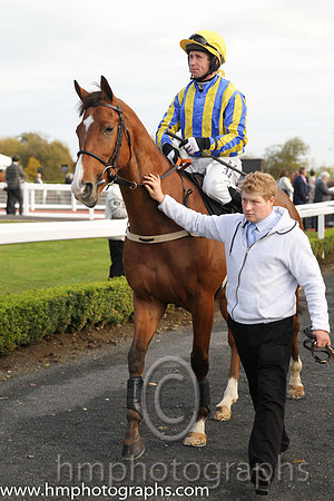 09th Liberty Jack ( 4 , royal blue and yellow stripes ) and J.P. McKeown - Trainer : Sarah Dawson - Owner : Dr. J.F. Dawson
