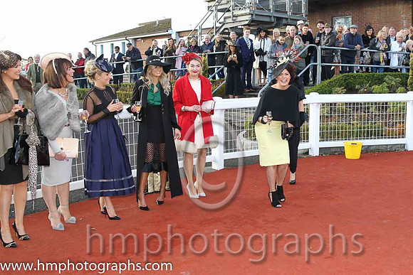 Sarah McEvoy from Jonesborough winner of the Victoria Square Best Dressed Lady Competition at Down Royal