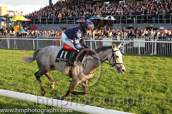 05th A Touch Of Sparkle ( 11 , blue, white star ) and S. Crawford - Trainer : S.R.B. Crawford - Owner : Realta Horse Racing Club