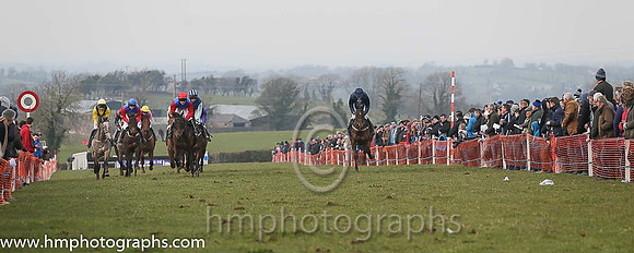 01st SIXTEEN AGAIN and M J O'Hare ( 13 , YELLOW,black chevron; yellow, plain sleeves; white  yellow check cap ) Trainer: B.P. Galvin,, Owner : Noreen Galvin