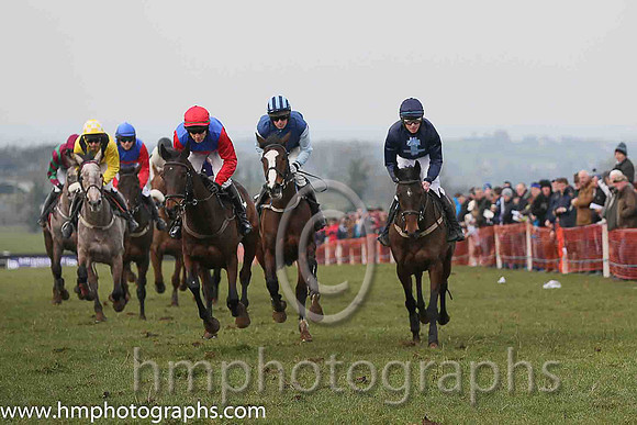 03rd GLEBE HARMONY and B O'Neill ( 11 , DARK BLUE; light blue, plain sleeves; dark blue  light blue striped cap ) Trainer: Mrs Prunella Dobbs,, Owner : John Quane