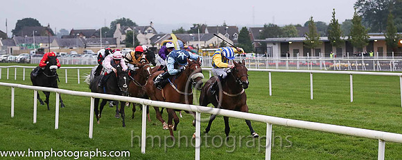 01st dh He'llberemembered ( 6 , dark blue, light blue stars ) and T.P. Madden (5) - Trainer : P.G. Fahey - Owner : Mrs Mary Lett/P.G. Fahey