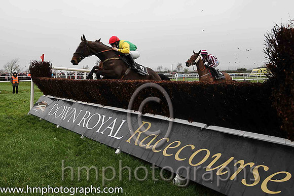 03rd Venitien De Mai (FR) ( 6 , green, yellow chevron ) and R.C. Colgan - Trainer : J.T.R.Dreaper - Owner : Ann  Alan Potts Partnership