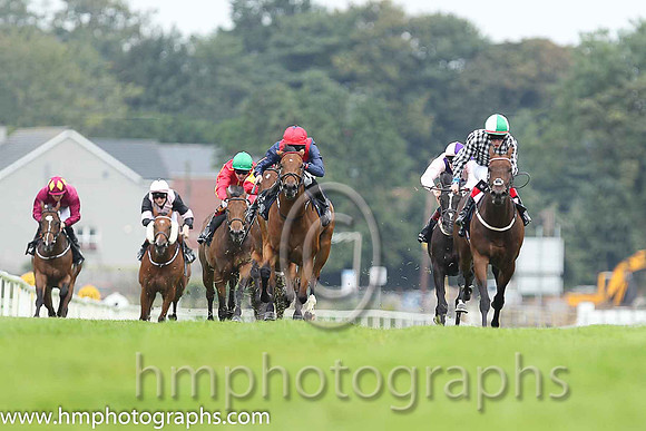 01st Go Kart ( 3 , black  white check ) and R.P. Downey (5) - Trainer : P.J.Prendergast - Owner : J.P.M.O'Connor