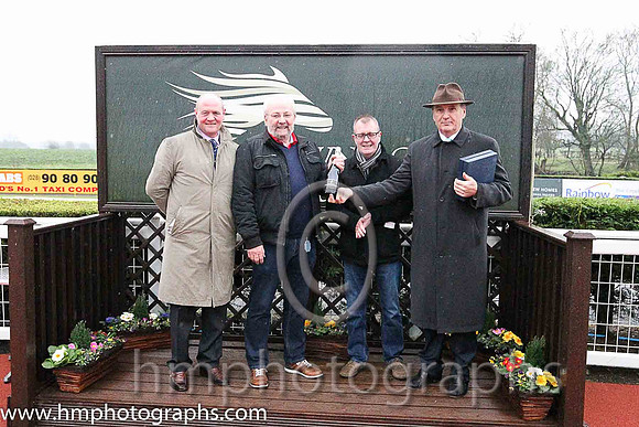 01st Marito (GER) ( 4 , white and red qtrd ) and N. McParlan (5) - Trainer : C.A.McBratney - Owner : James Marley