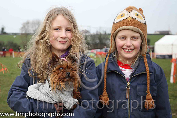 Cloe and Arabella Vance with Pixie at Tynan and Armagh Hunt Point to Point Races