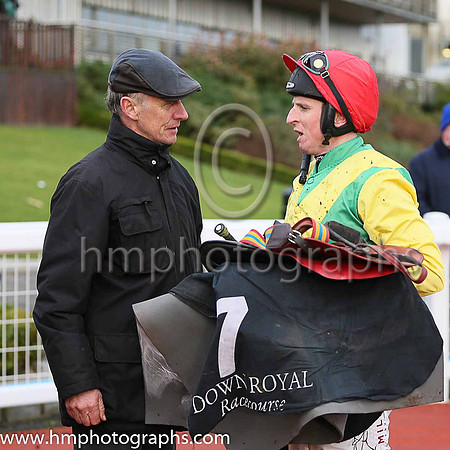 01 Venitien De Mai (FR) ( 7 , emerald green ) and J.J. Codd - Trainer : J.T.R.Dreaper - Owner : Ann  Alan Potts Partnership
