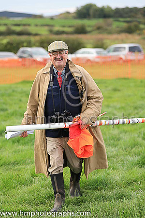 Frankie Fitzsimmons collects his belongings at the Route Point-To-Point Steeplechases at Portrush