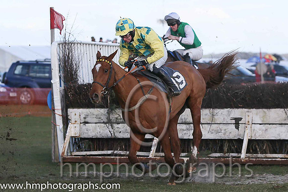 02nd PINCH OF GINGER and N McParlan ( 19 , YELLOW  EMERALD GREEN CHECK; yellow sleeves; yellow  emerald green check cap ) Trainer: Norman Geraghty,, Owner : Norman Geraghty
