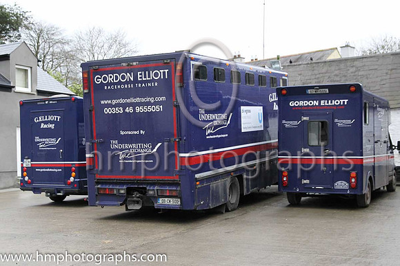 The Leopardstown  Horse Racing Ireland launch of the Christmas Festival at Gordon Elliot's yard