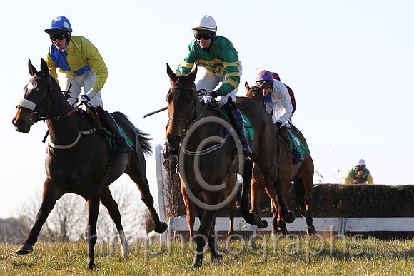 01 Send For Paddy & Mr D A Fitzsimmons - Winner (4, royal blue and yellow qtrd)& 05 By Design & Mr N M Kelly - 5th (1, emerald green and orange hooped )  - FT8E3006-9