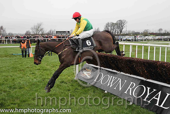 03rd Venitien De Mai (FR) ( 6 , green, yellow chevron ) and R.C. Colgan - Trainer : J.T.R.Dreaper - Owner : Ann  Alan Potts Partnership