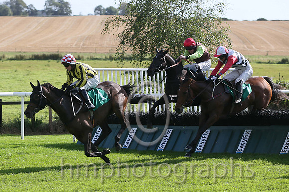 01st Urban Dusk ( 7 , white  black chevrons ) and D.R. Fox (3) - Trainer : Mark Michael McNiff - Owner : Sligo Racing Club