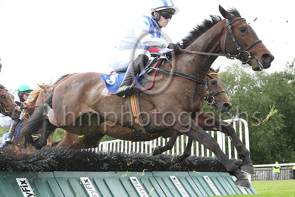 02nd Sweet Sixteen ( 8 , white, blue chevron ) Trainer - J Dullea , Owner - Seven Heads Group Syndicate