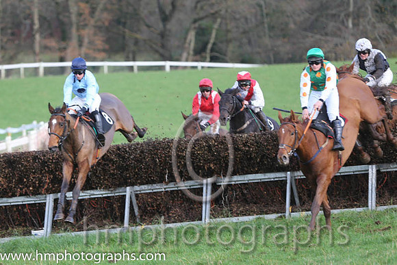 02 Areema and M J Lynch - - 02nd (8 ,light blue, navy large spots ) Trainer - I R Ferguson  01 Kilcullen Flem and R James - - 01st (6 ,emerald green, orange hoops ) Trainer - Donnchadh Doyle