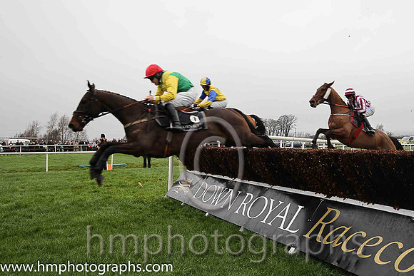 03rd Venitien De Mai (FR) ( 6 , green, yellow chevron ) and R.C. Colgan - Trainer : J.T.R.Dreaper - Owner : Ann  Alan Potts Partnership