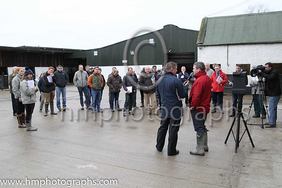 The Leopardstown  Horse Racing Ireland launch of the Christmas Festival at Gordon Elliot's yard