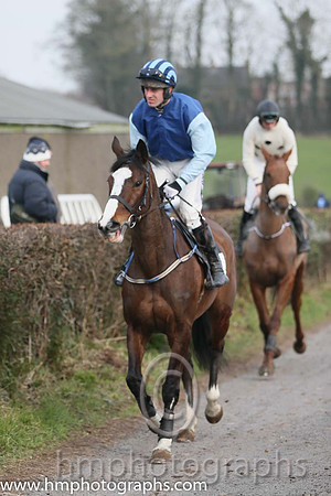 03rd GLEBE HARMONY and B O'Neill ( 11 , DARK BLUE; light blue, plain sleeves; dark blue  light blue striped cap ) Trainer: Mrs Prunella Dobbs,, Owner : John Quane