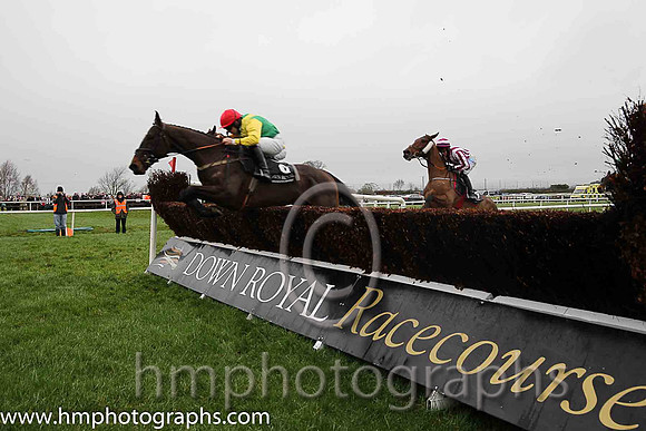 03rd Venitien De Mai (FR) ( 6 , green, yellow chevron ) and R.C. Colgan - Trainer : J.T.R.Dreaper - Owner : Ann  Alan Potts Partnership