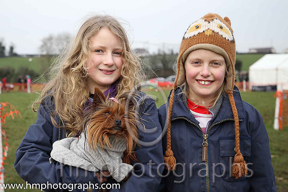 Cloe and Arabella Vance with Pixie at Tynan and Armagh Hunt Point to Point Races