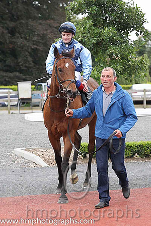 01st Downforce ( 2 , dark blue, light blue stars ) and D.P. McDonogh - Trainer : W. McCreery - Owner : Mrs A.M. Burns