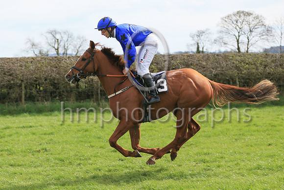 KINBARA FIRSTDRAFT and B G Crawford ( 43 , ROYAL BLUE,black star; royal blue sleeves,black stars; royal blue cap,black star ) Trainer: S.R.B. Crawford,, Owner : Ben G. Crawford