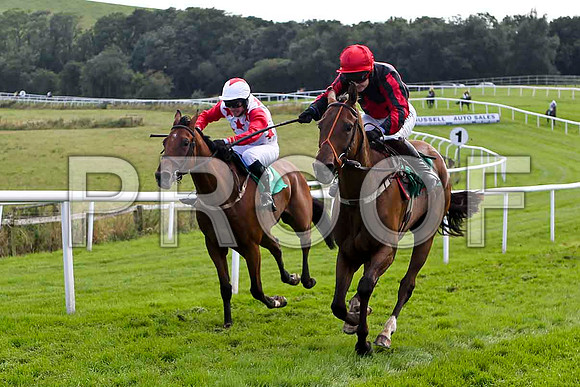 Smokey Joe Joe 2nd, Jockey Mr J E Burns & Henro Boy, Winner Jockey Ms K Walsh - FT8E3210-e