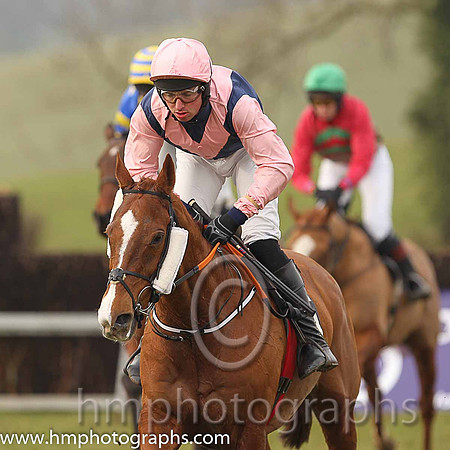 01st CURRENT EXCHANGE and T Donworth ( 5 , DARK BLUE,pink chevron; pink sleeves; pink cap ) Trainer: Gordon Elliott,, Owner : Partnership Kaniz Bloodstock Investments