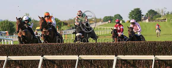 01st Snugsborough Benny and D F O?Regan ( 6 , orange, green star ) Trainer - L P Cusack , Owner - Raymond Loughnane