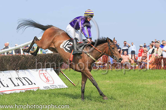 01st LITTLE MISS DARSI and l O'Carroll ( 12 , PURPLE,yellow seams; purple sleeves,yellow seams; yellow  purple striped cap ) Trainer: Cian Hughes,, Owner : James F. Dunne