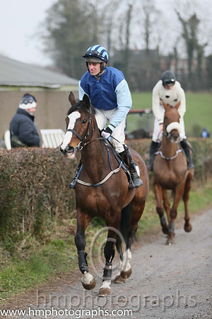 03rd GLEBE HARMONY and B O'Neill ( 11 , DARK BLUE; light blue, plain sleeves; dark blue  light blue striped cap ) Trainer: Mrs Prunella Dobbs,, Owner : John Quane