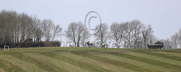 The top of the hill at Iveagh Point to Point
