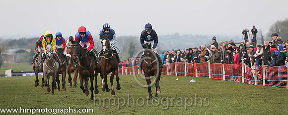 01st SIXTEEN AGAIN and M J O'Hare ( 13 , YELLOW,black chevron; yellow, plain sleeves; white  yellow check cap ) Trainer: B.P. Galvin,, Owner : Noreen Galvin