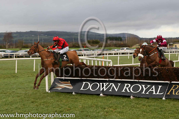 01 Topper Thornton ( 2 , red, black seams ) and A.P. Heskin - Trainer : C.A.McBratney - Owner : R.P. Behan/Steven Wylie
