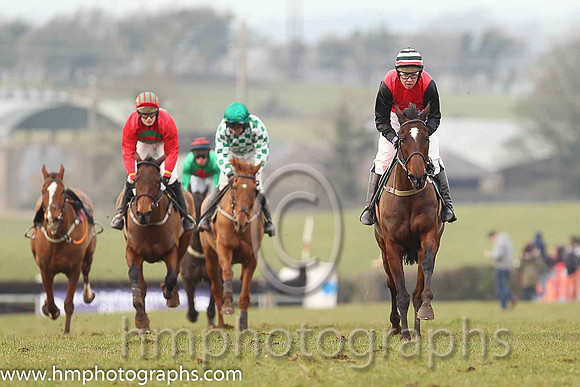 03rd ETHAN EDWARDS and L S Kelleher ( 5 , RED; black sleeves; black  white hooped cap ) Trainer: Thomas McGeough,, Owner : McGeough, Thomas