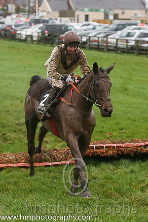 13th Illuminati (FR) ( 2 , beige, brown chevron ) and D.G. Lavery (5) - Trainer : B. R. Hamilton - Owner : Sean Macklin