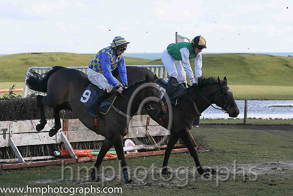 DALE BOY and M McConville ( 16 , GREEN; white sleeves; black  gold qtd cap ) Trainer: J. Woods,, Owner : J. Woods