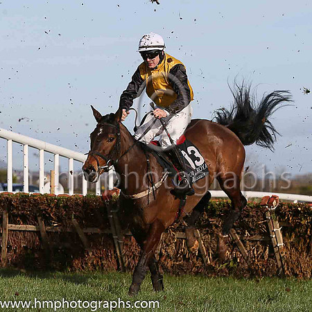 09 Cherry Bomb ( 13 , old gold, black sleeves ) and R.C. Colgan - Trainer : S.R.B. Crawford - Owner : A. Murdoch