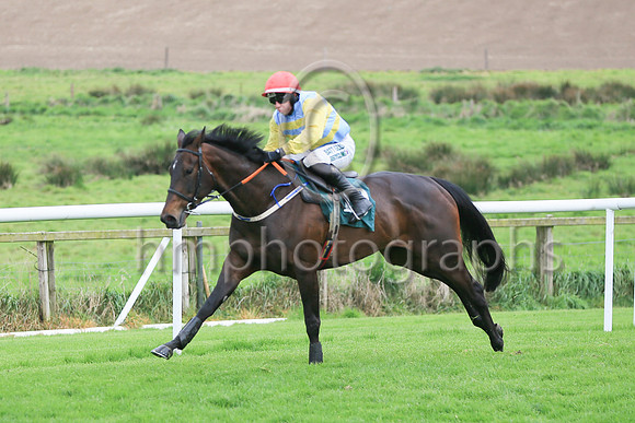 7 Impulse (10 ,light blue and yellow hoops ), Jockey - C P McNamara ,Trainer - Liam G O'brien